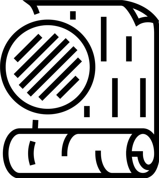 纺织品墙纸线条图标图片下载