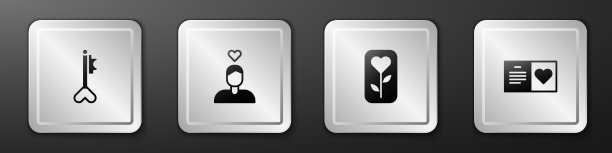 钥匙扣心形情侣爱情花玫瑰图片下载