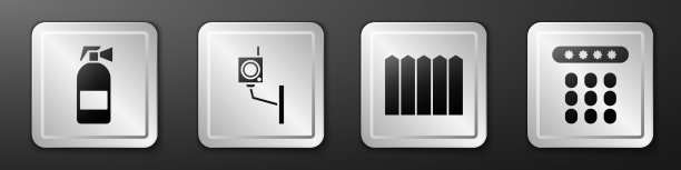 设置灭火器安全摄像头花园图片下载