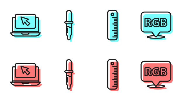 设线尺笔记本电脑和光标移液管和图片下载