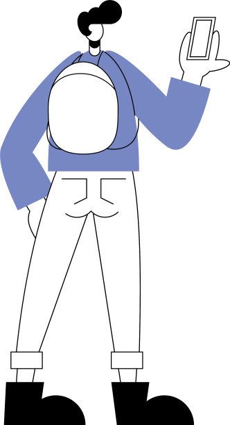 旅游男子在度假中使用图片下载