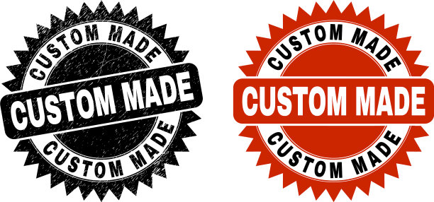 定制的黑色玫瑰花形密封与腐蚀样式图片下载