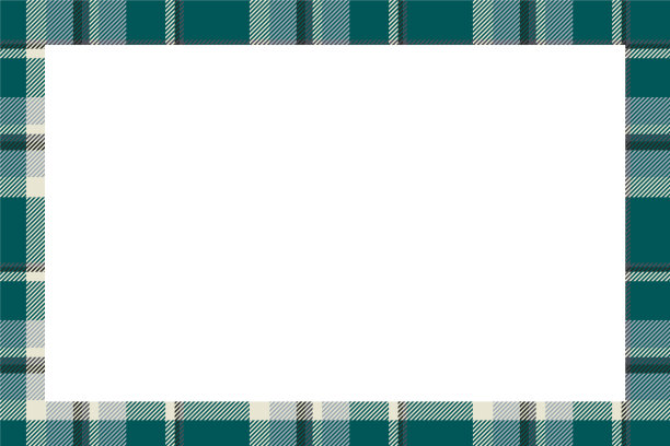 复古框苏格兰边界图案复古图片下载