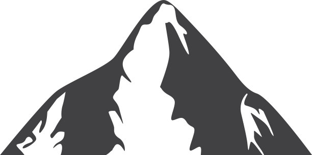 山图标设计模板孤立图片下载