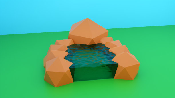 小低聚湖。图片下载