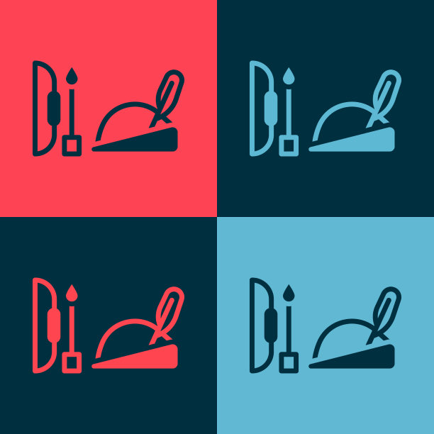 流行艺术罗宾汉帽子与羽毛弓和箭图片下载