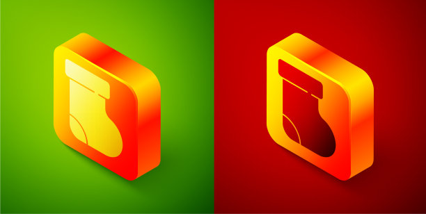 等距宽袜衣服图标孤立上图片下载