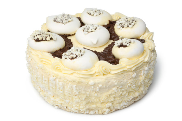 巧克力奶油蛋白蛋糕图片下载