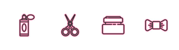 设置须后水瓶与喷雾器，霜或图片下载