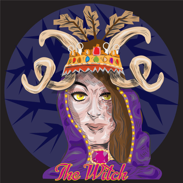 邪恶的女巫师角色图片下载