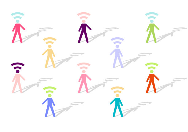 人类(wi - fi)连接图片下载