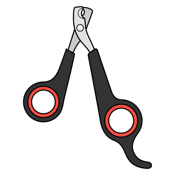 卡通宠物指甲钳插图图片下载