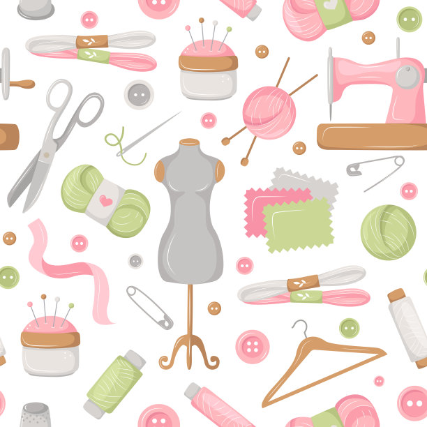 缝纫颜色背景图片下载