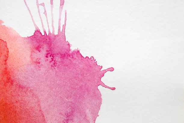 一个抽象的粉红色水彩溅背景图片下载