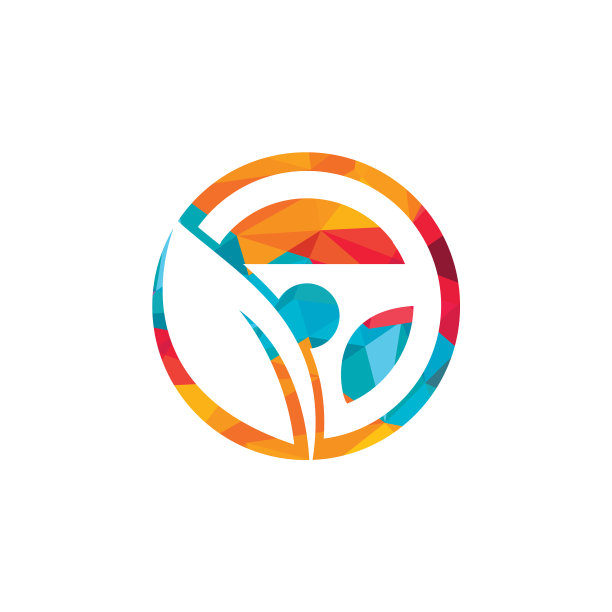 生态方向盘标志设计图片下载