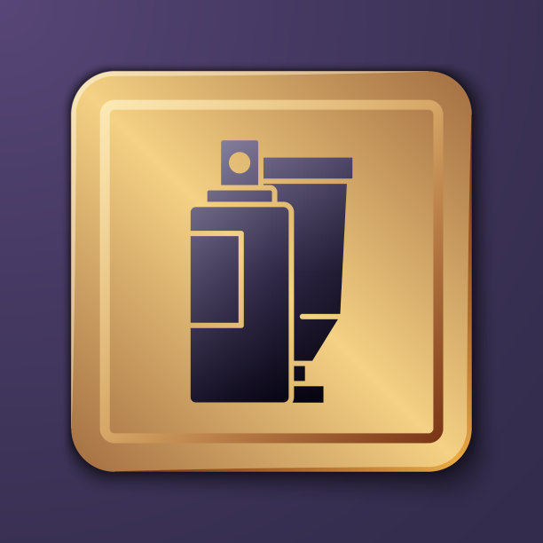 紫色乳霜或洗液化妆品管图标孤立图片下载