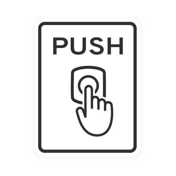 门铃图标扁平风格设计轮廓符号矢量插图，独立于白色背景图片下载