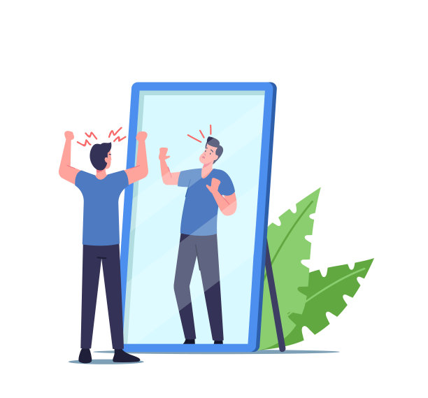 低自尊，厌恶和愤怒的概念。男性需要心理帮助，心理健康问题图片下载