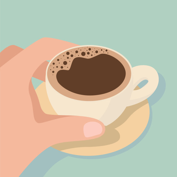 手捧着一杯咖啡图片下载