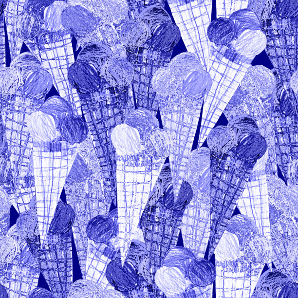 纹理无缝图案与冰淇淋手绘与铅笔纹理。图片下载