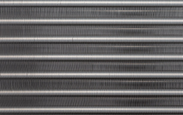 空调冷凝器铝翅片。图片下载