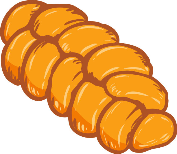 法国面包设计元素的海报卡图片下载