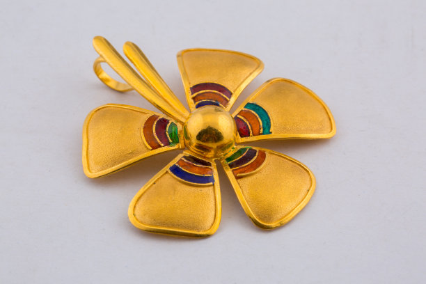 印度的黄金首饰图片下载