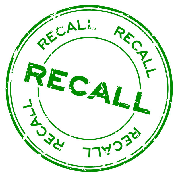 Grunge green召回圆形橡皮印章印章上图片下载