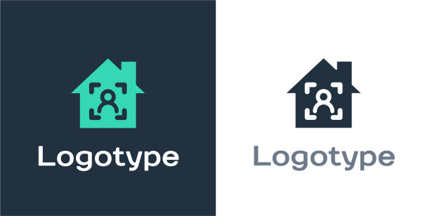 带有人脸识别图标的智能家居图片下载