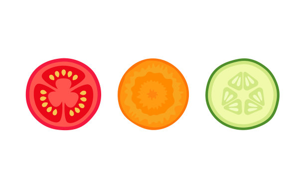 设置蔬菜切片交通灯图片下载