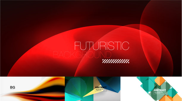 设置美丽的几何抽象的最小设计图片下载