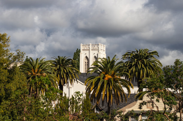 帕萨迪纳联合基督教堂塔图片下载