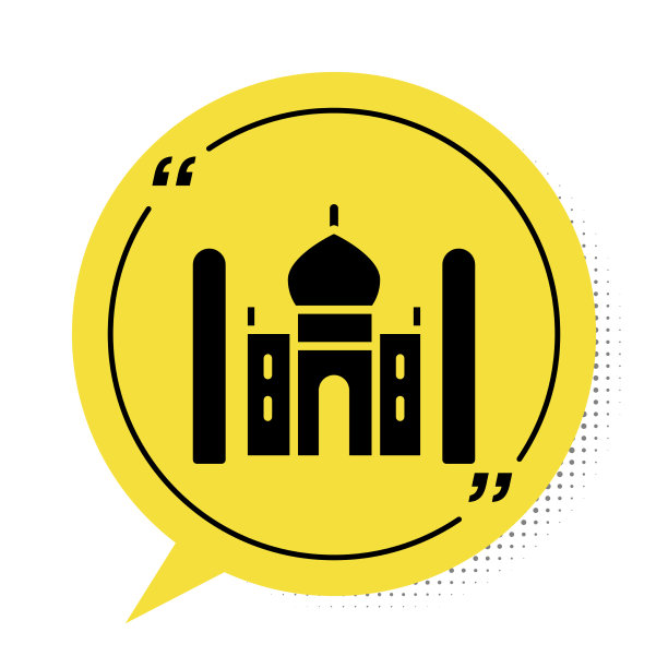 印度阿格拉的黑色泰姬陵图片下载