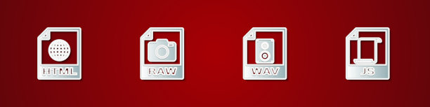 设置HTML文件文件原始wav和js图标图片下载