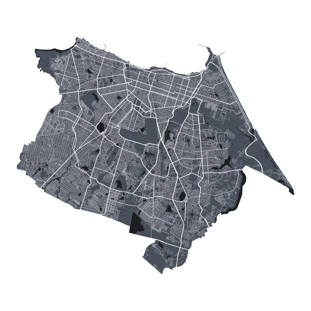 福塔莱萨地图福塔莱萨市详图图片下载