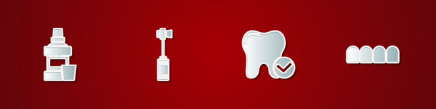 设漱口瓶牙刷美白图片下载