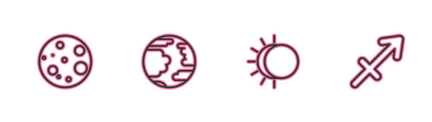 设定线月亮日食太阳行星水星图片下载