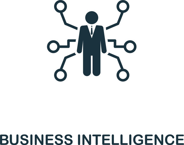 商业智能图标高级风格设计图片下载