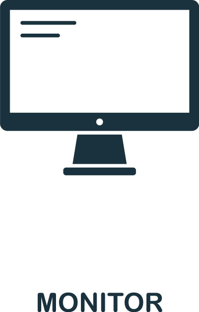 监控图标线条风格的图标设计UI监控图片下载