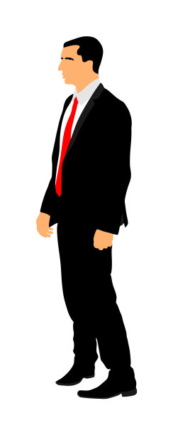西装革履的商人图片下载