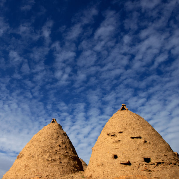 土耳其，Sanliurfa, Harran，传统的蜂巢屋图片下载
