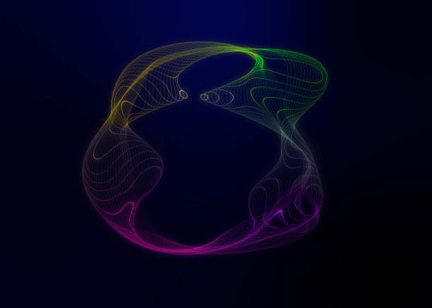 彩色线条的抽象背景。权力的通道图片下载