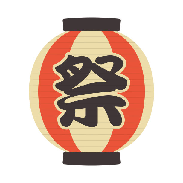 矢量插画的日本灯笼横幅，卡片，传单，社交媒体壁纸等。图片下载