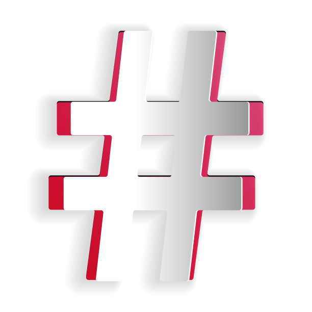 剪纸标签图标孤立在白色图片下载