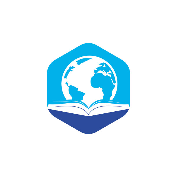 书籍世界标志模板图片下载