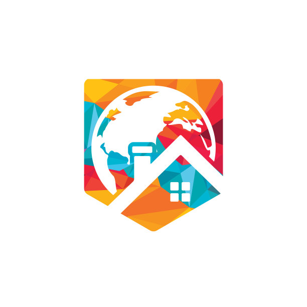 全球家居标志设计模板图片下载