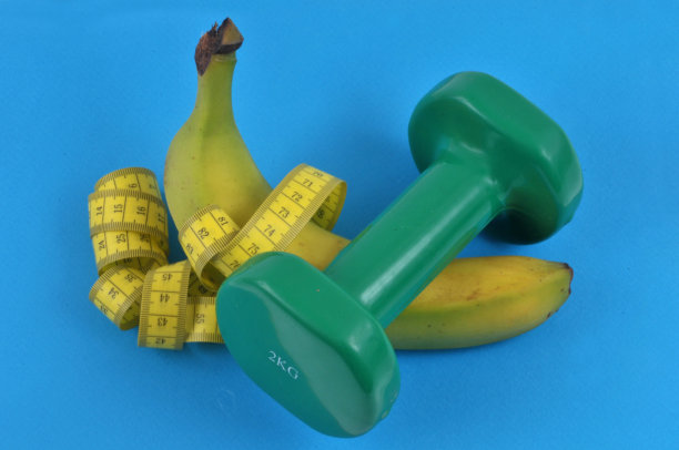 运动和香蕉饮食图片下载
