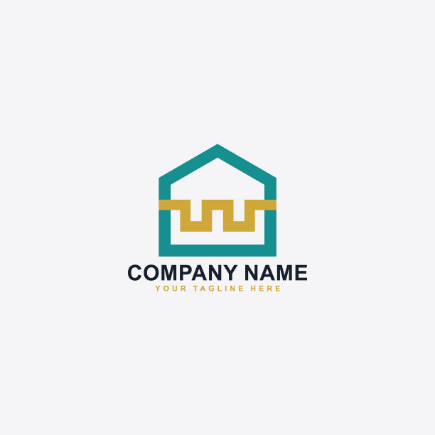 房地产家居线标识设计图片下载