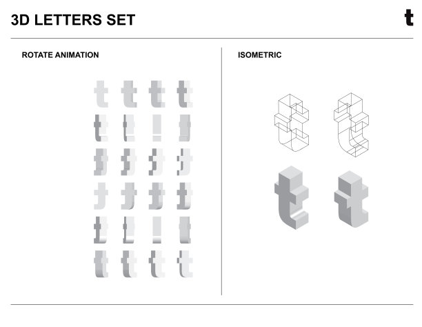 3d字母字母设置动画等距线框向量图片下载