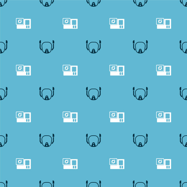 将潜水面罩和动作摄像机设置为无缝图片下载